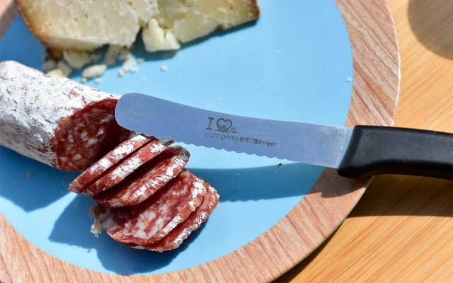 Berger Breakfast Knife I Love Camping Noir 3 Berger Breakfast Knife I Love Camping Noir