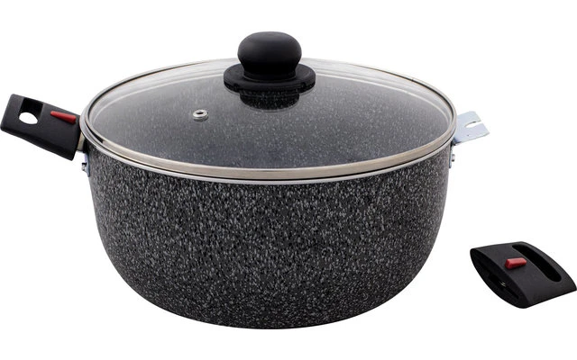 Berger Casserole En Aluminium Stone Rock Avec Couvercle En Verre 20 Cm 2,7 Litres 3 Berger Casserole En Aluminium Stone Rock Avec Couvercle En Verre 20 Cm 2,7 Litres