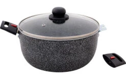 Berger Casserole En Aluminium Stone Rock Avec Couvercle En Verre 20 Cm 2,7 Litres 7 Berger Casserole En Aluminium Stone Rock Avec Couvercle En Verre 20 Cm 2,7 Litres -Maison Active Magasin 322635 2603329