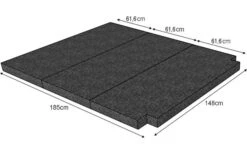 Matelas Avec Visco Pour L'espace Arrière VW T5 / T6 -Maison Active Magasin 392941 2905257