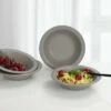 Berger Kynne Assiette à Soupe Set 4 Pcs. Gris