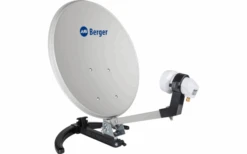 Installation Satellite Mobile Berger, Set Complet LNB Simple Dans Une Valise De Camping -Maison Active Magasin 598939 4464239